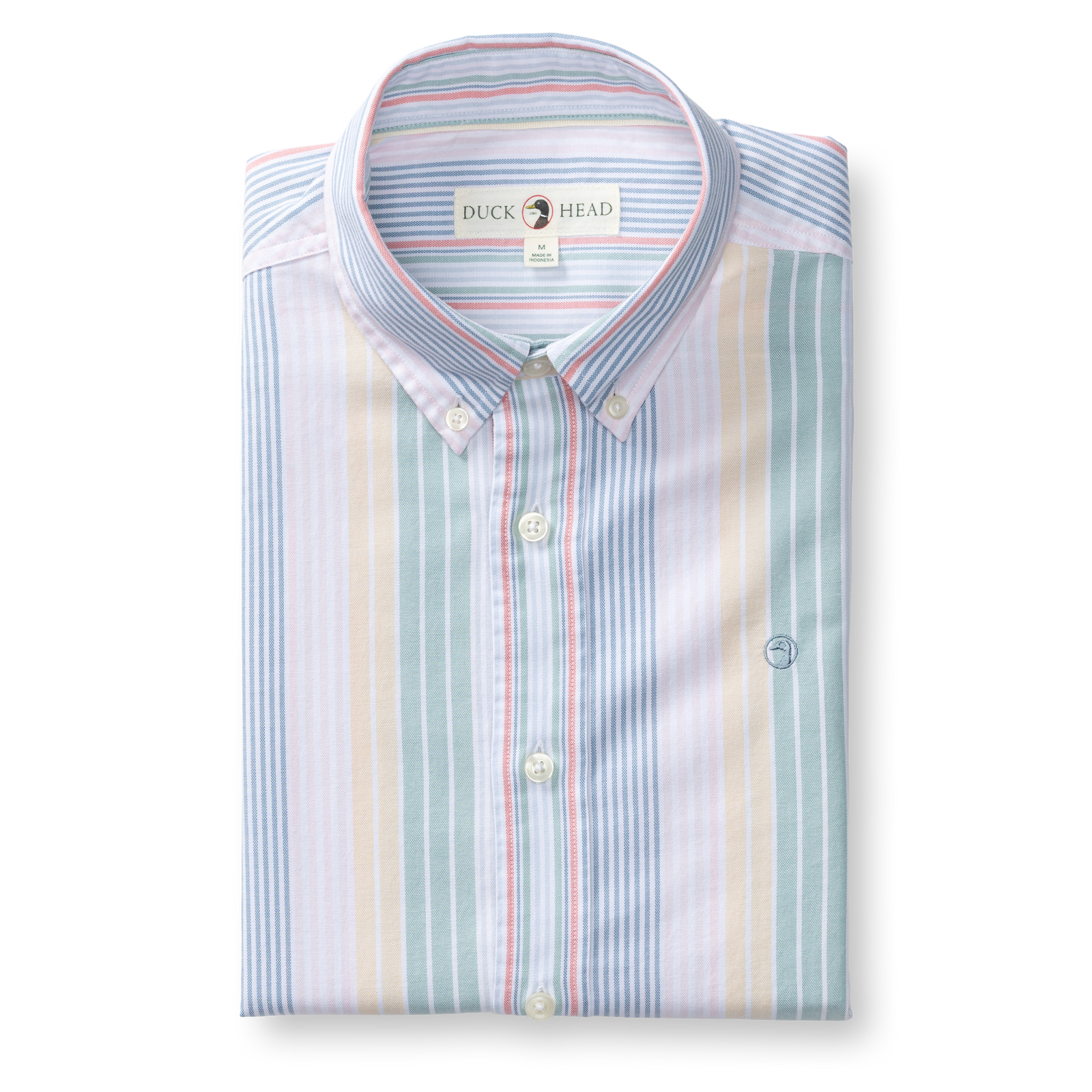 Cotton Oxford Sport Shirt - Prescott Stripe - Multi