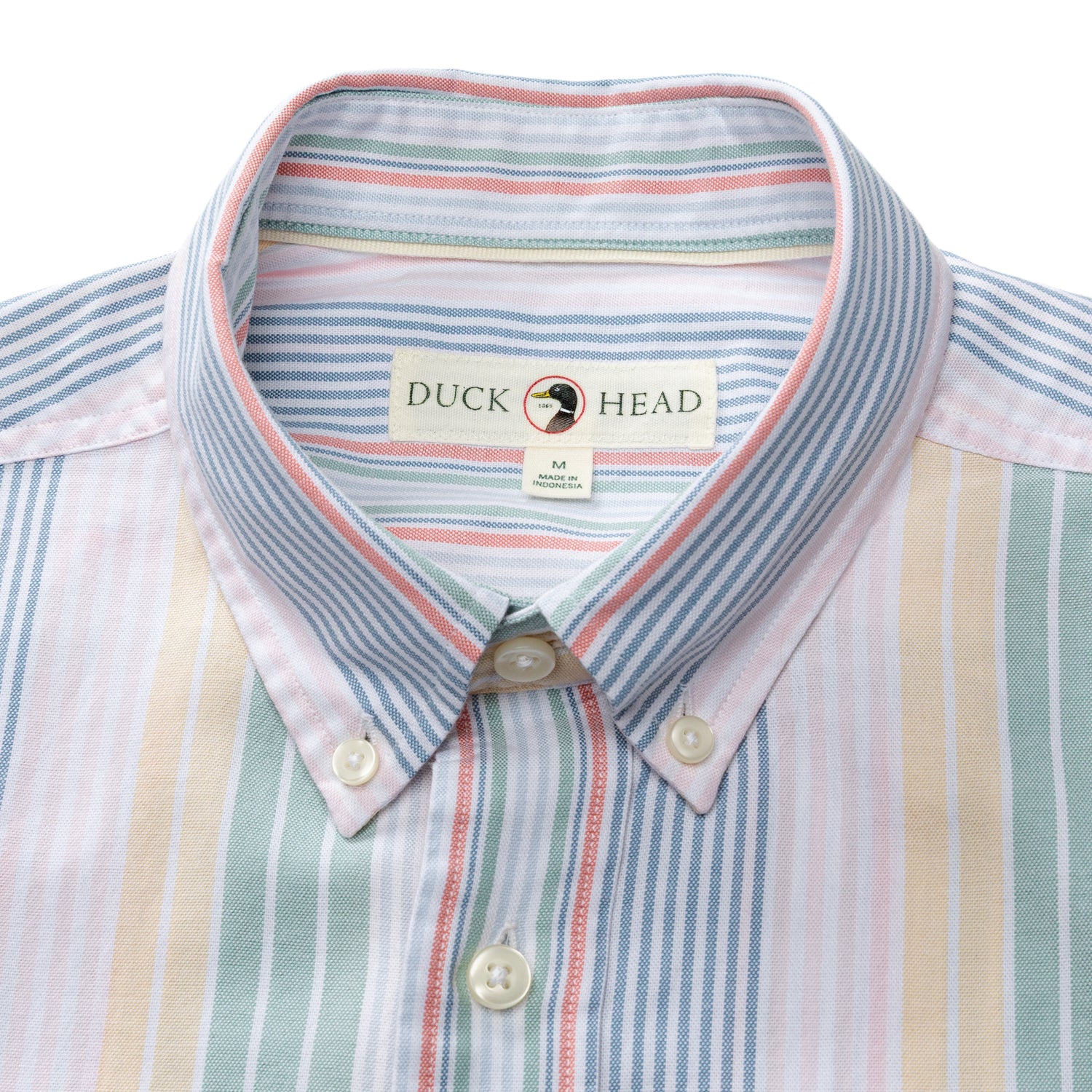 Cotton Oxford Sport Shirt - Prescott Stripe - Multi