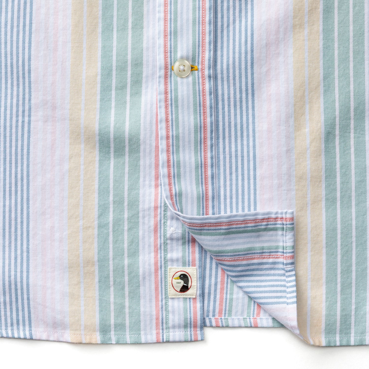 Cotton Oxford Sport Shirt - Prescott Stripe - Multi