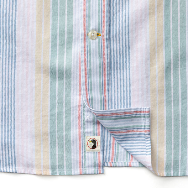 Cotton Oxford Sport Shirt - Prescott Stripe - Multi