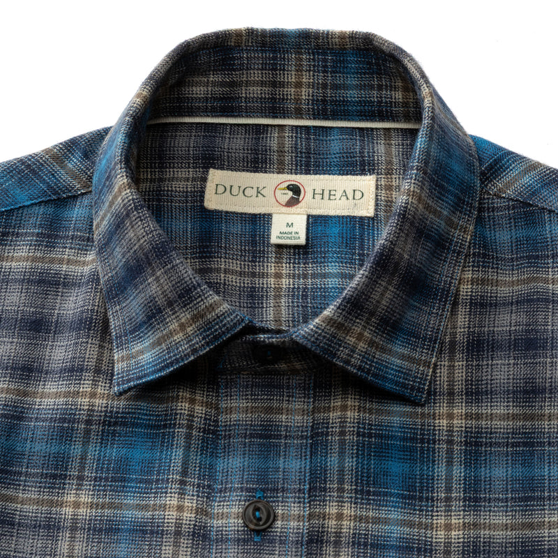 Performance Flannel Sport Shirt - Ellicot Plaid - Deep Navy