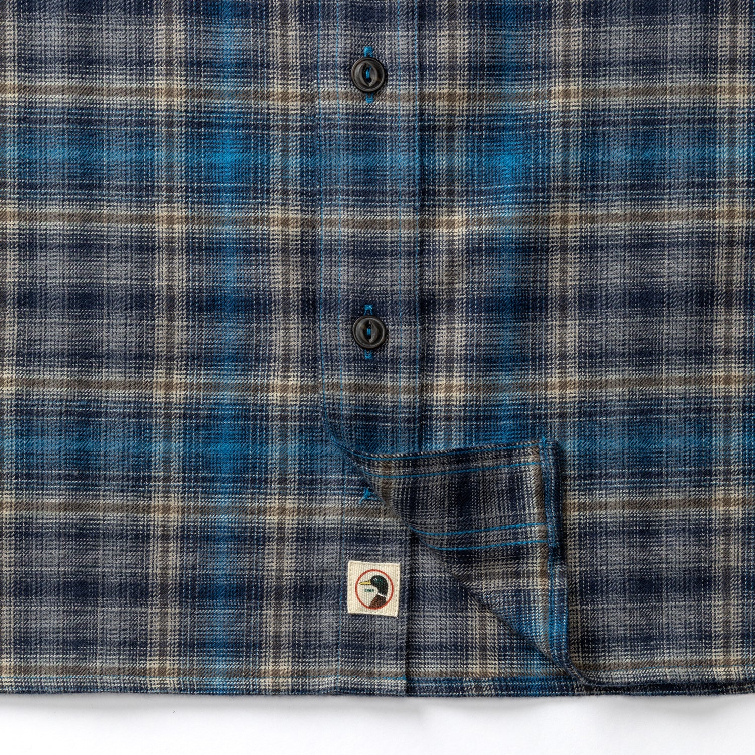 Performance Flannel Sport Shirt - Ellicot Plaid - Deep Navy