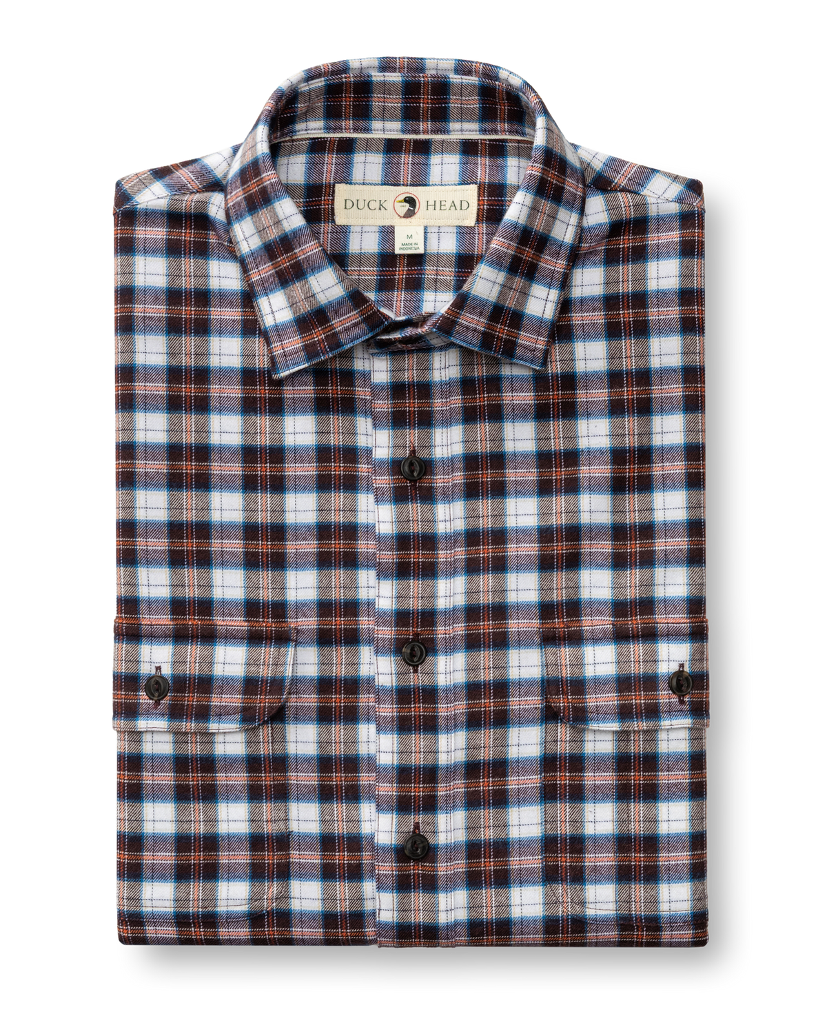 Performance Flannel Sport Shirt - Brite Plaid - Chocolate Plum