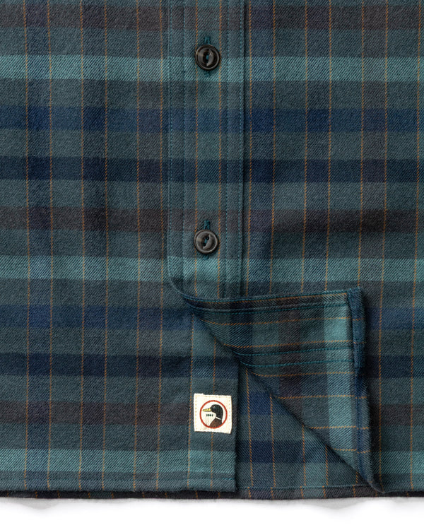 Performance Flannel Sport Shirt - Oakmere Plaid - Pine Grove