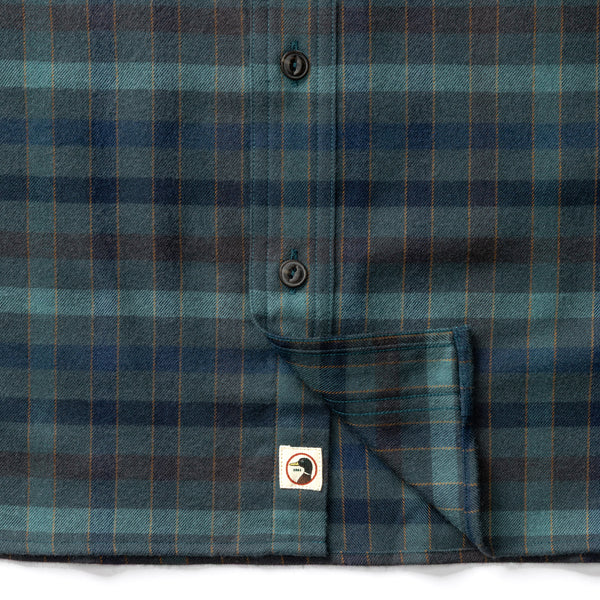 Performance Flannel Sport Shirt - Oakmere Plaid - Pine Grove