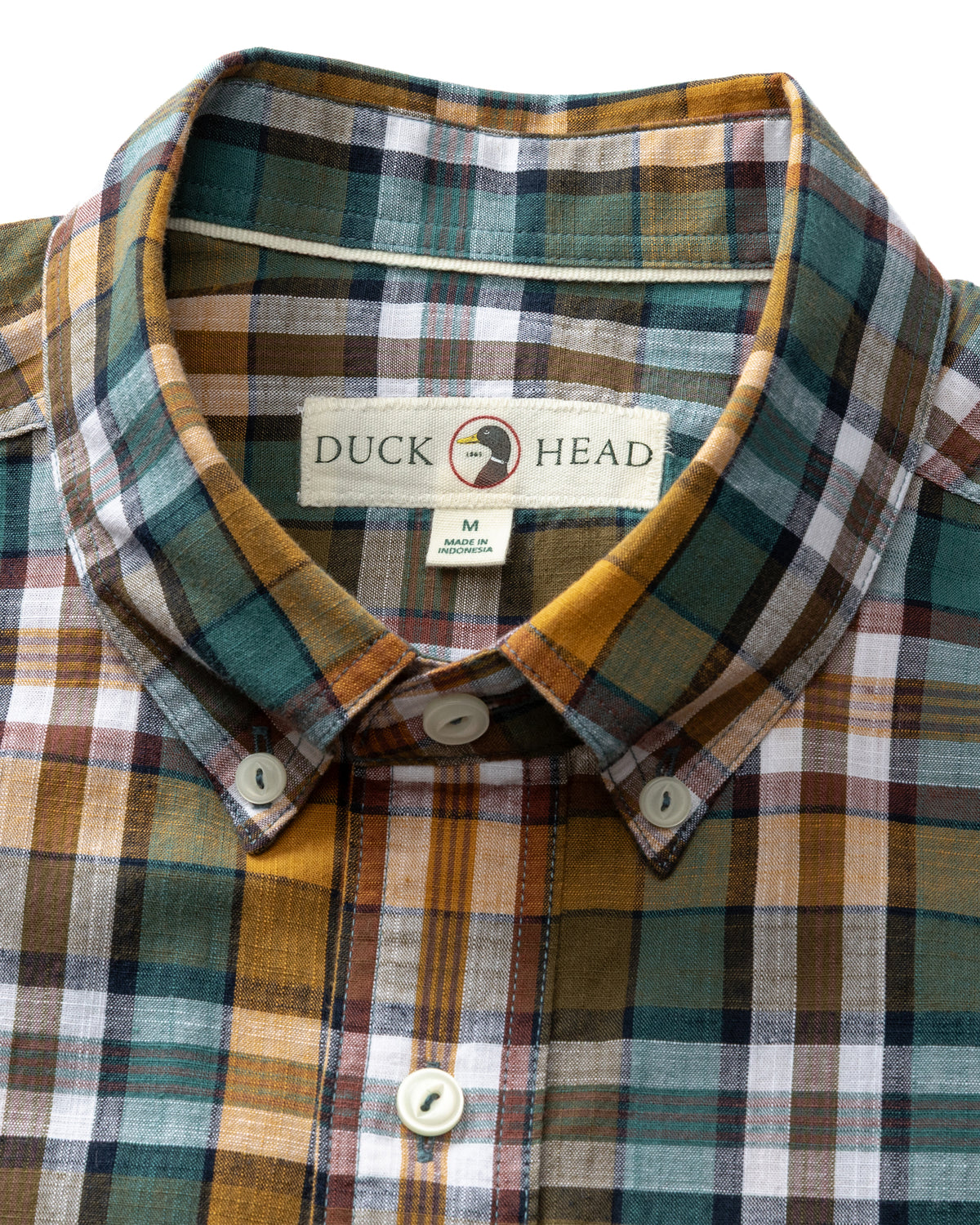 Cotton Slub Sport Shirt - Toni Plaid - Amberwood