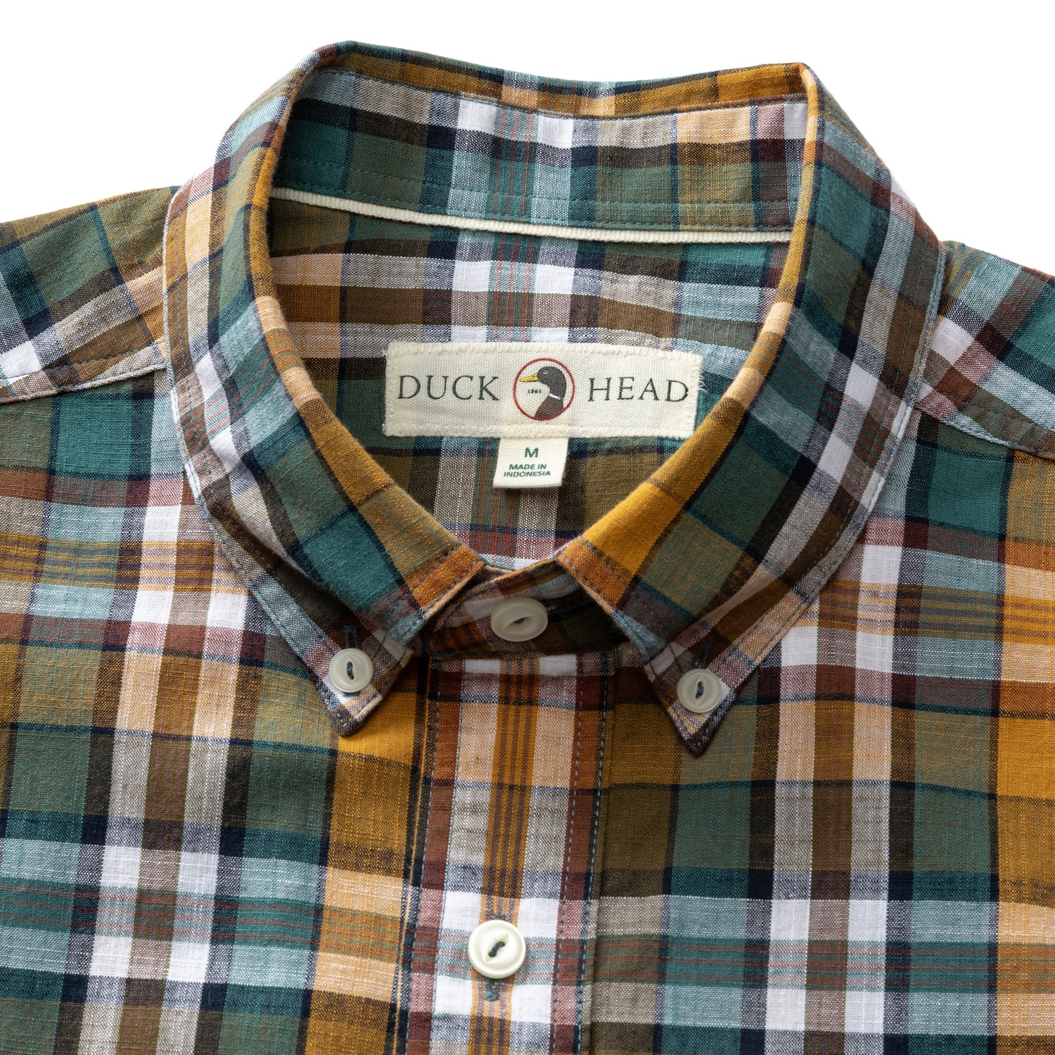 Cotton Slub Sport Shirt - Toni Plaid - Amberwood