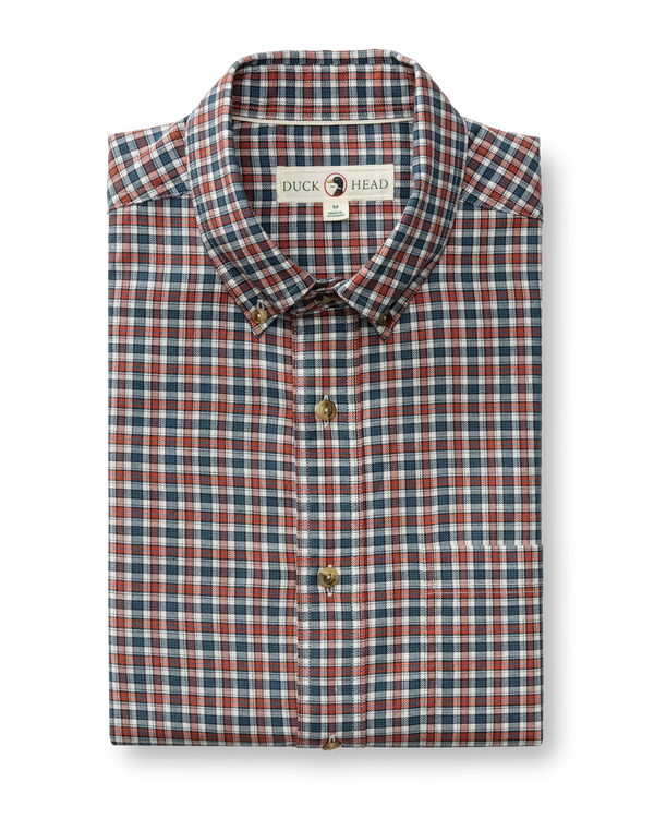 Cotton Wool Sport Shirt - Caldor Plaid - Stormy Teal