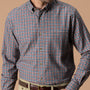 Cotton Wool Sport Shirt - Caldor Plaid - Stormy Teal
