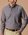 Cotton Wool Sport Shirt - Caldor Plaid - Stormy Teal
