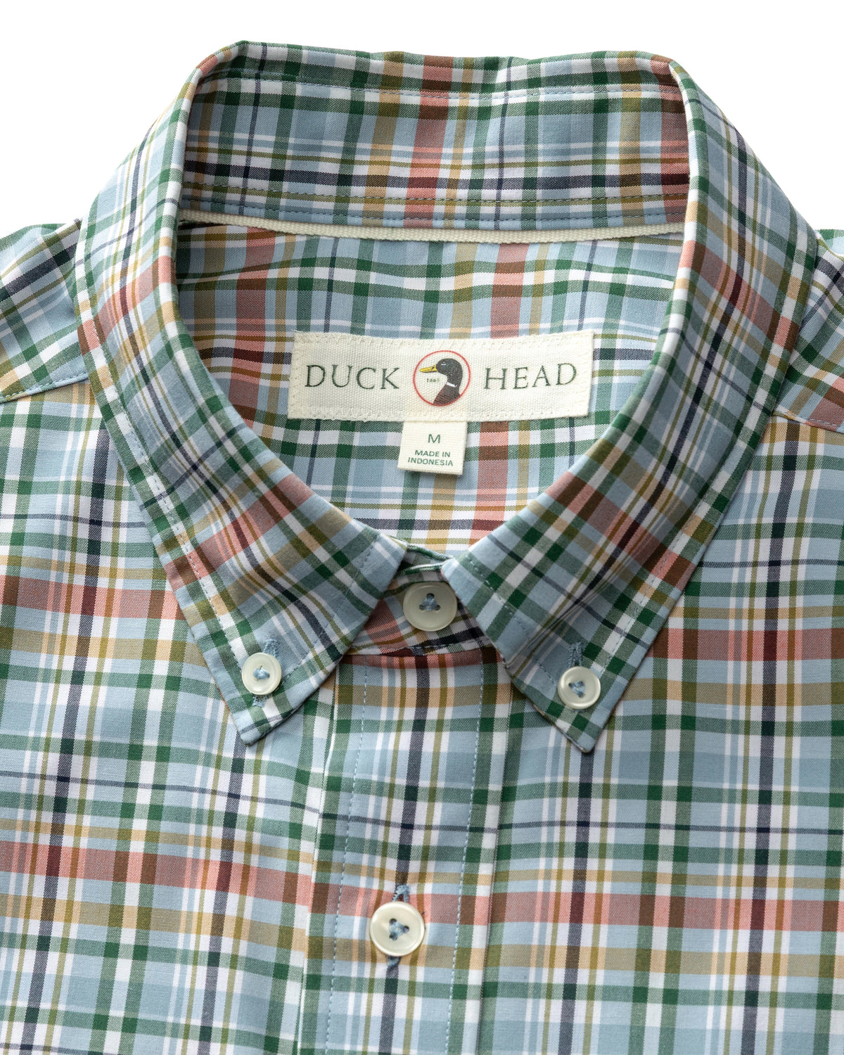 Performance Poplin Sport Shirt - Winsley Plaid - Windblown Sky