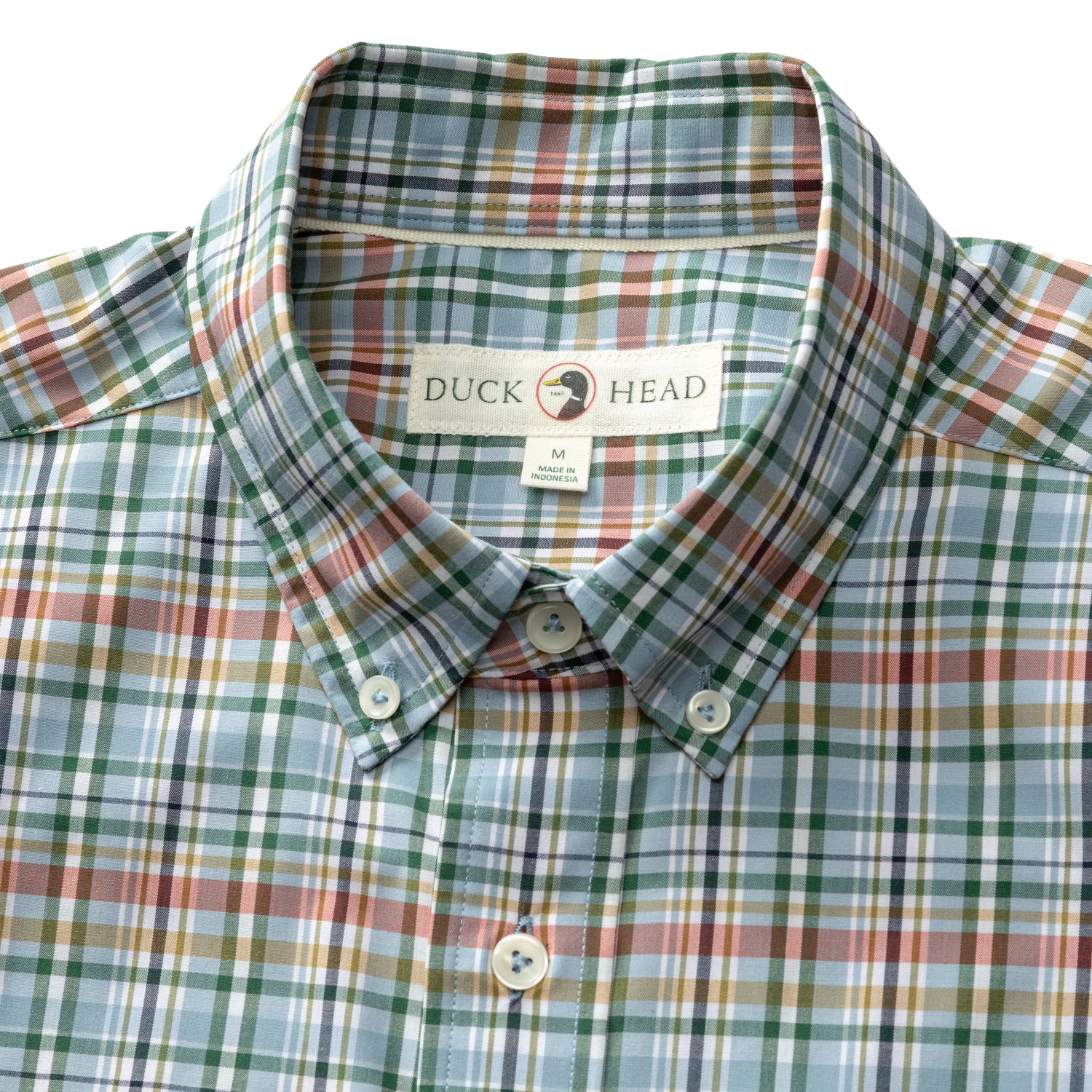 Performance Poplin Sport Shirt - Winsley Plaid - Windblown Sky