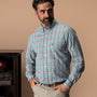 Performance Poplin Sport Shirt - Winsley Plaid - Windblown Sky