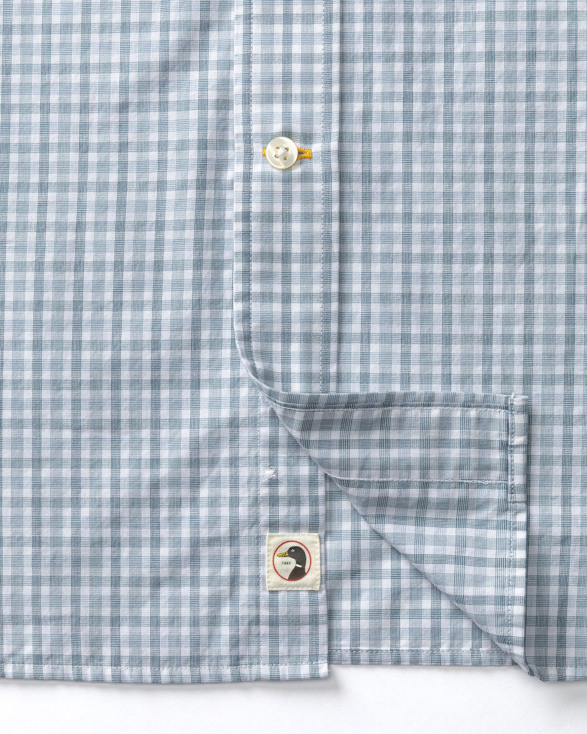 Cotton Cashmere Poplin Sport Shirt - Bray Plaid - Wildblown Sky