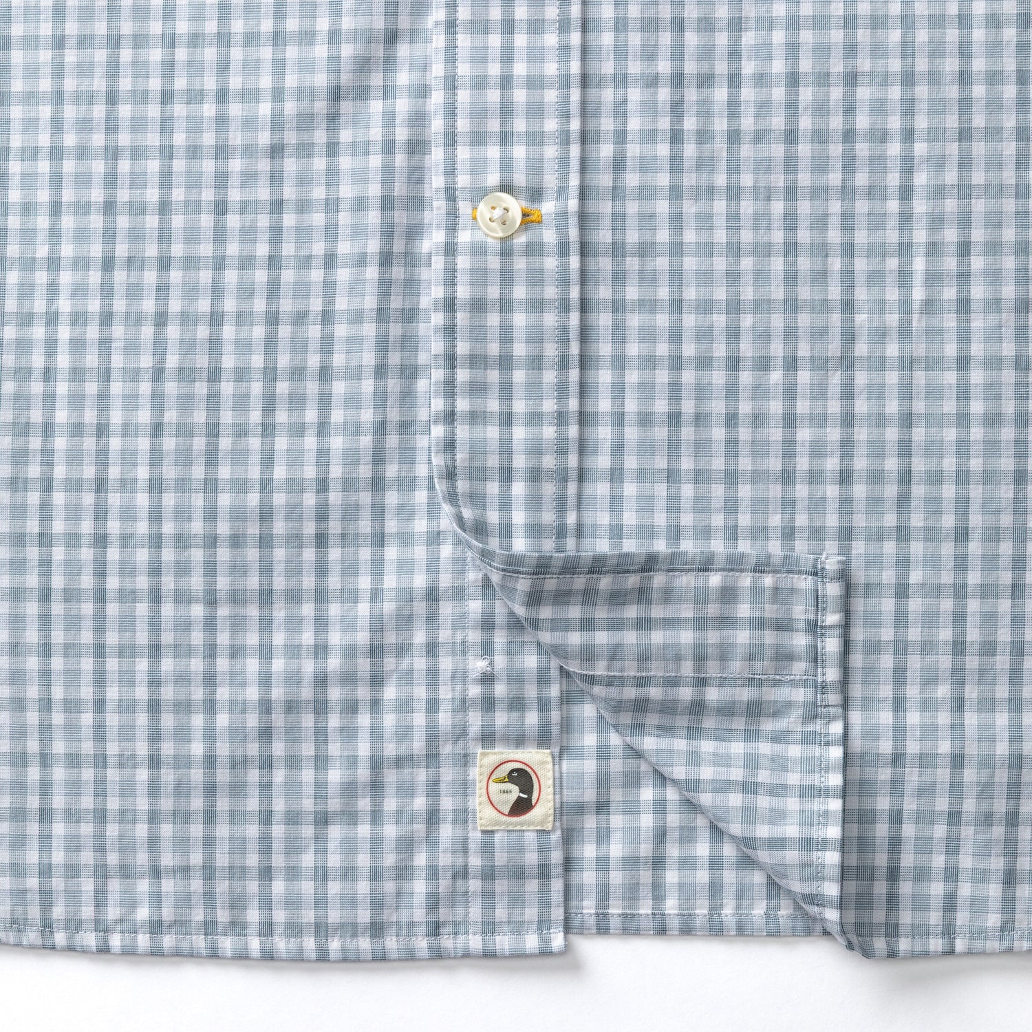Cotton Cashmere Poplin Sport Shirt - Bray Plaid - Wildblown Sky