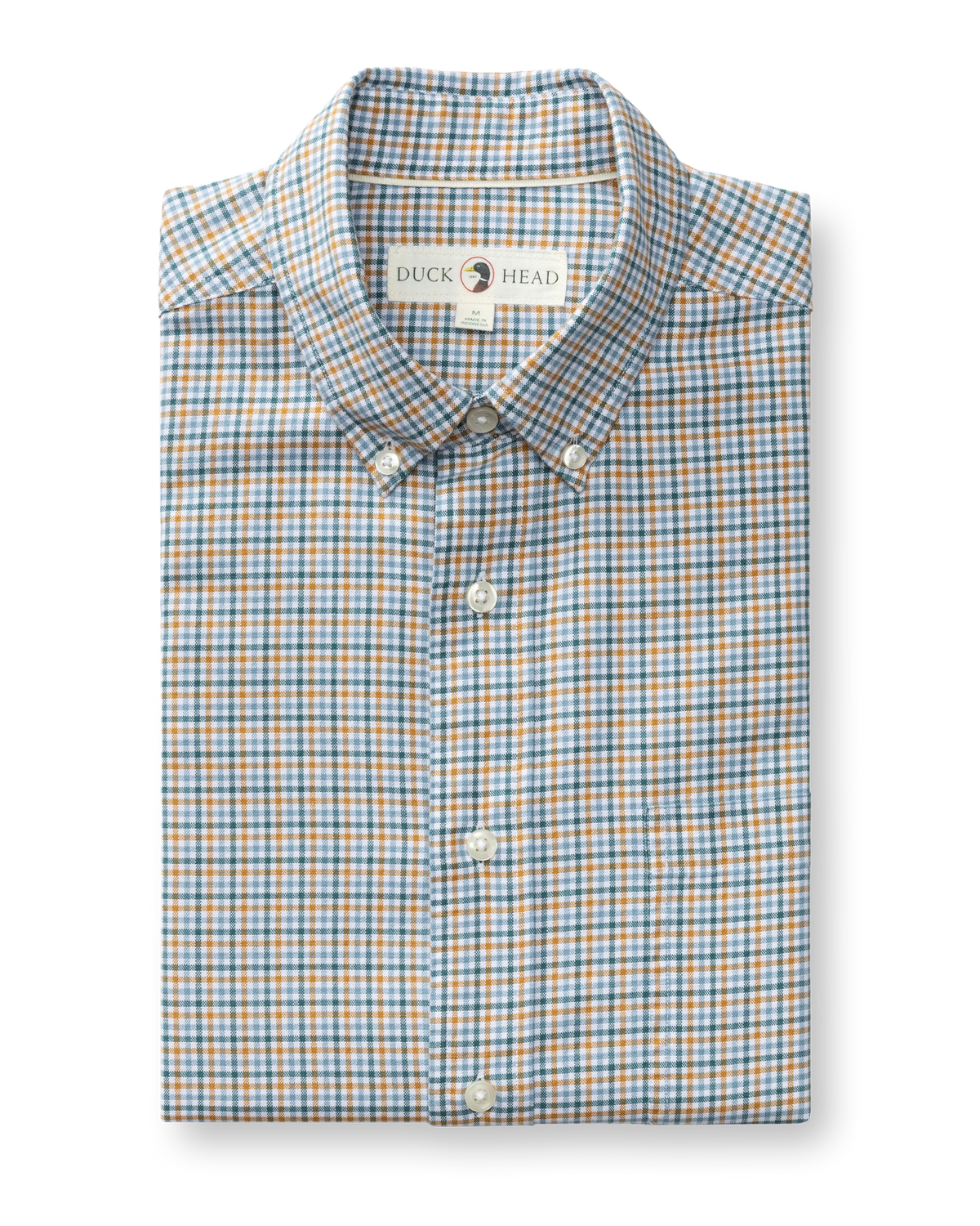 Cotton Oxford Sport Shirt - Holling Plaid - Amberwood