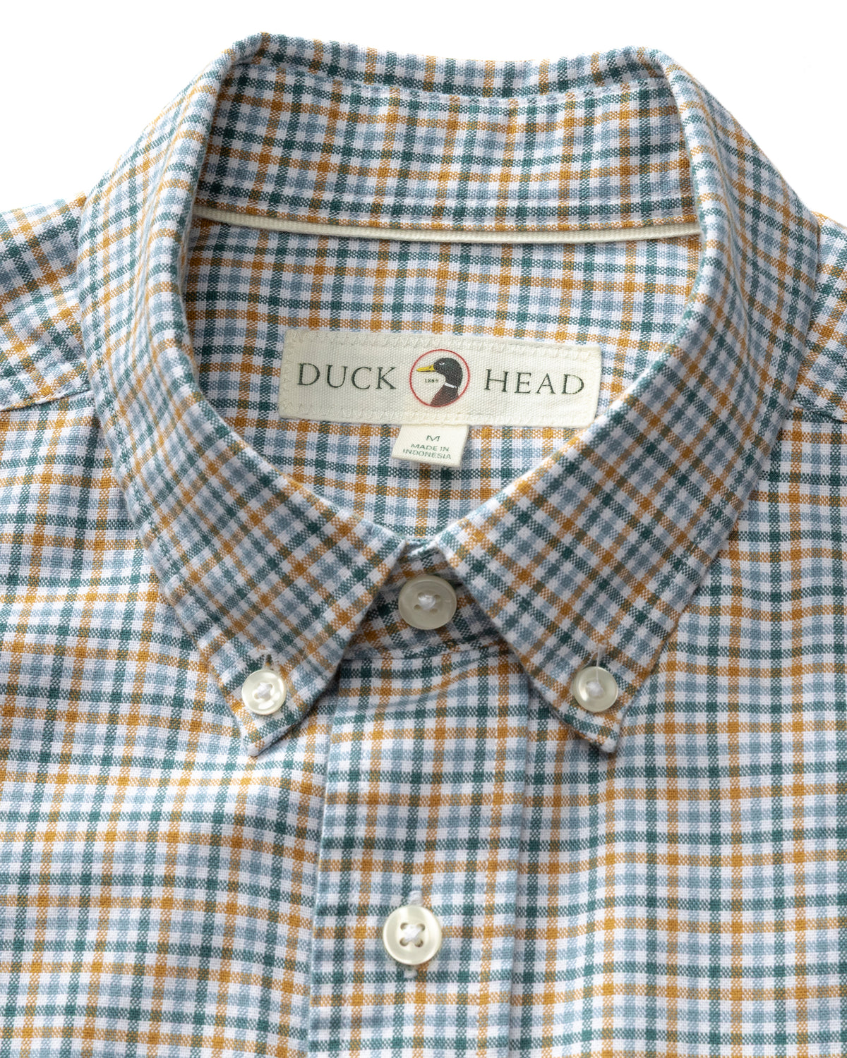 Cotton Oxford Sport Shirt - Holling Plaid - Amberwood