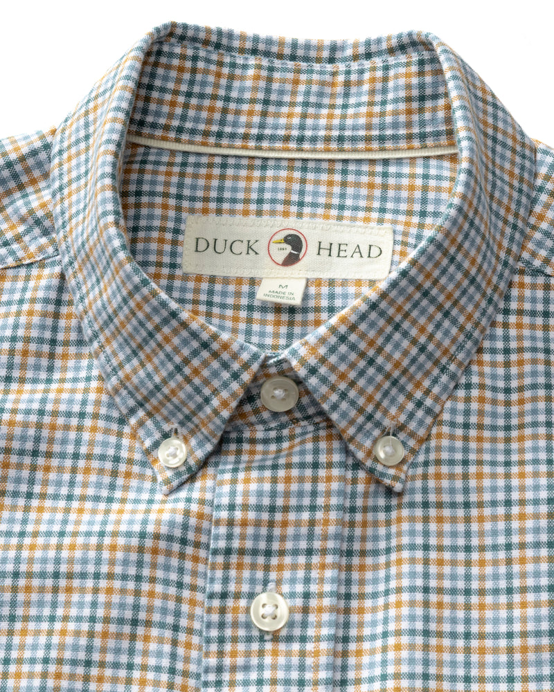 Cotton Oxford Sport Shirt - Holling Plaid - Amberwood