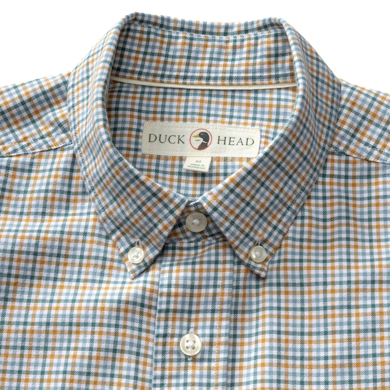 Cotton Oxford Sport Shirt - Holling Plaid - Amberwood