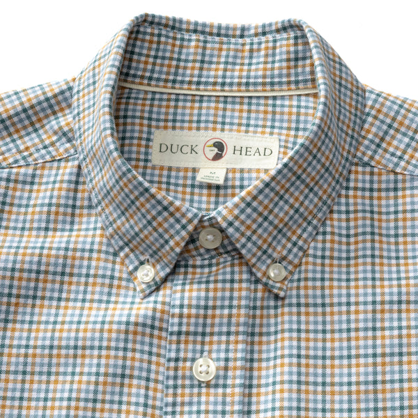 Cotton Oxford Sport Shirt - Holling Plaid - Amberwood
