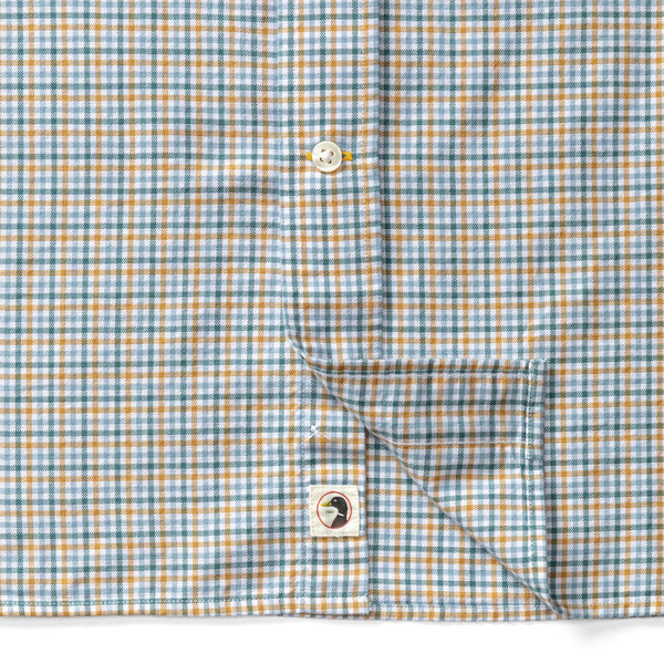 Cotton Oxford Sport Shirt - Holling Plaid - Amberwood