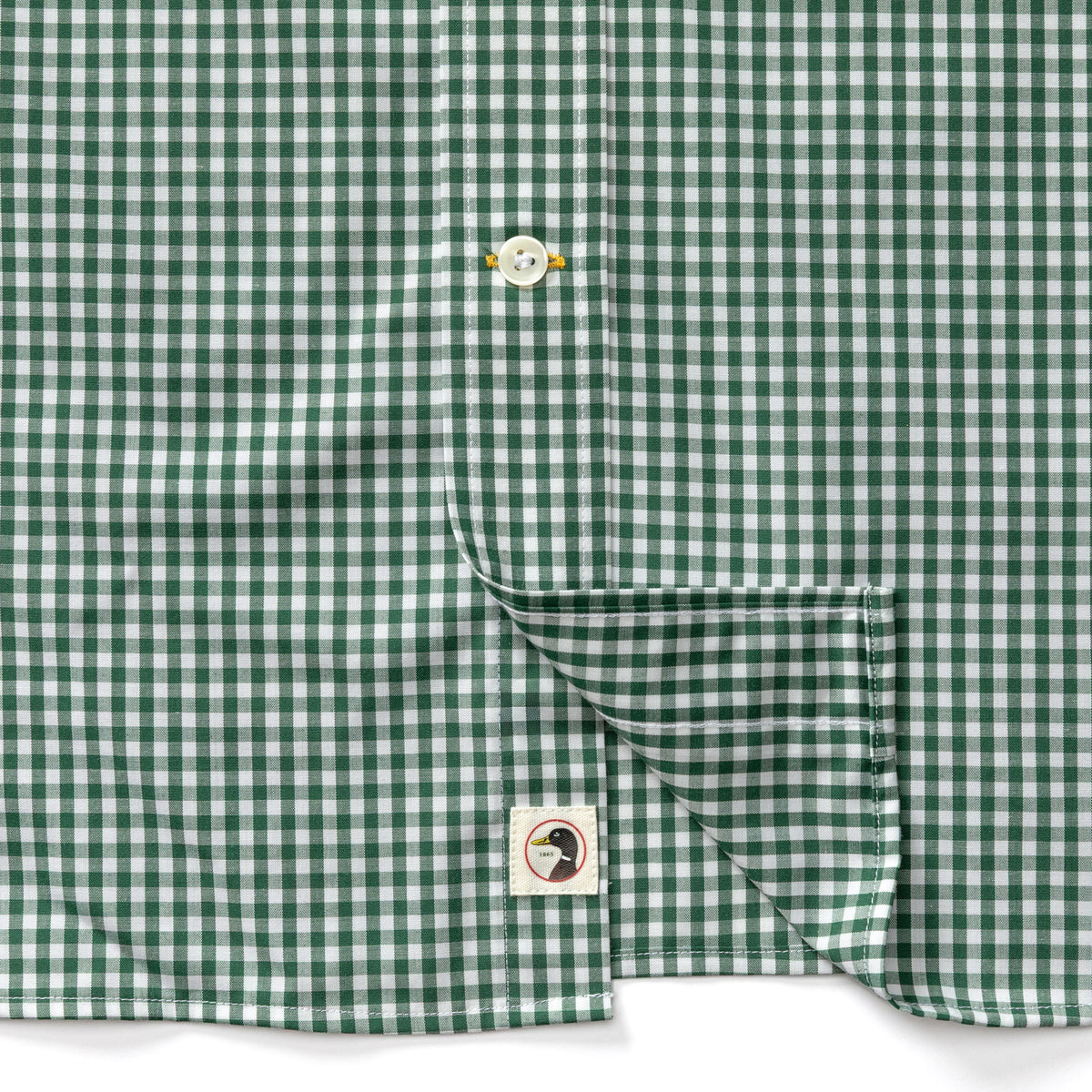Performance Poplin Sport Shirt - Pritchard Plaid - Hunter Green