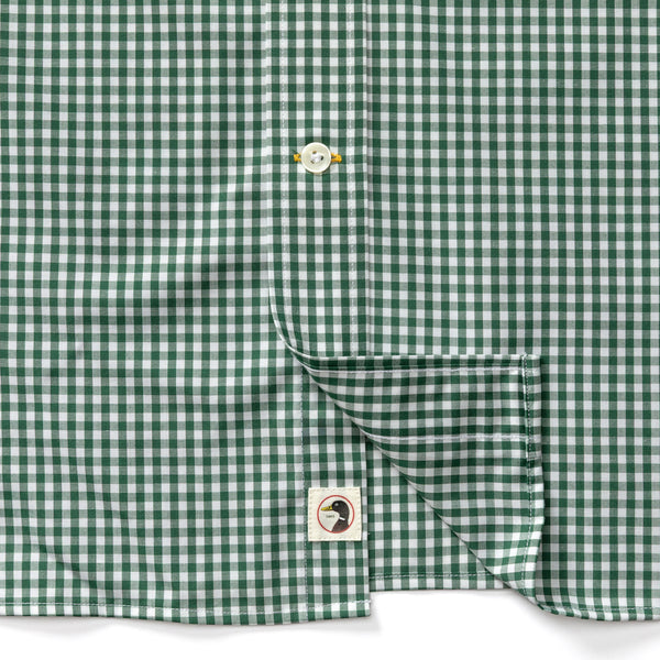 Performance Poplin Sport Shirt - Pritchard Plaid - Hunter Green