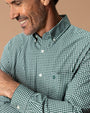 Performance Poplin Sport Shirt - Pritchard Plaid - Hunter Green