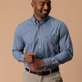 Performance Poplin Sport Shirt - Fraiser Plaid - Stormy Teal