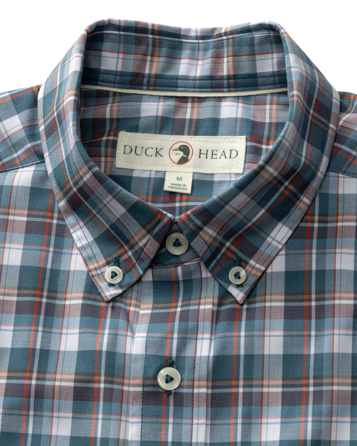 Performance Poplin Sport Shirt - Payne Plaid - Stormy Teal