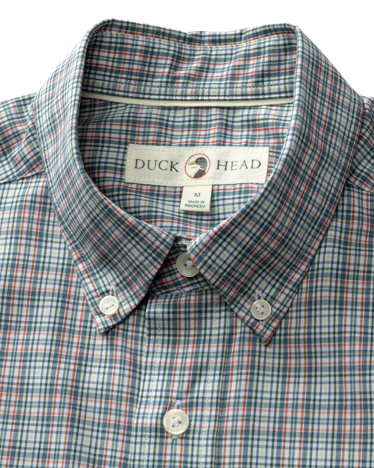 Performance Poplin Sport Shirt - Winstead Plaid - Stormy Teal