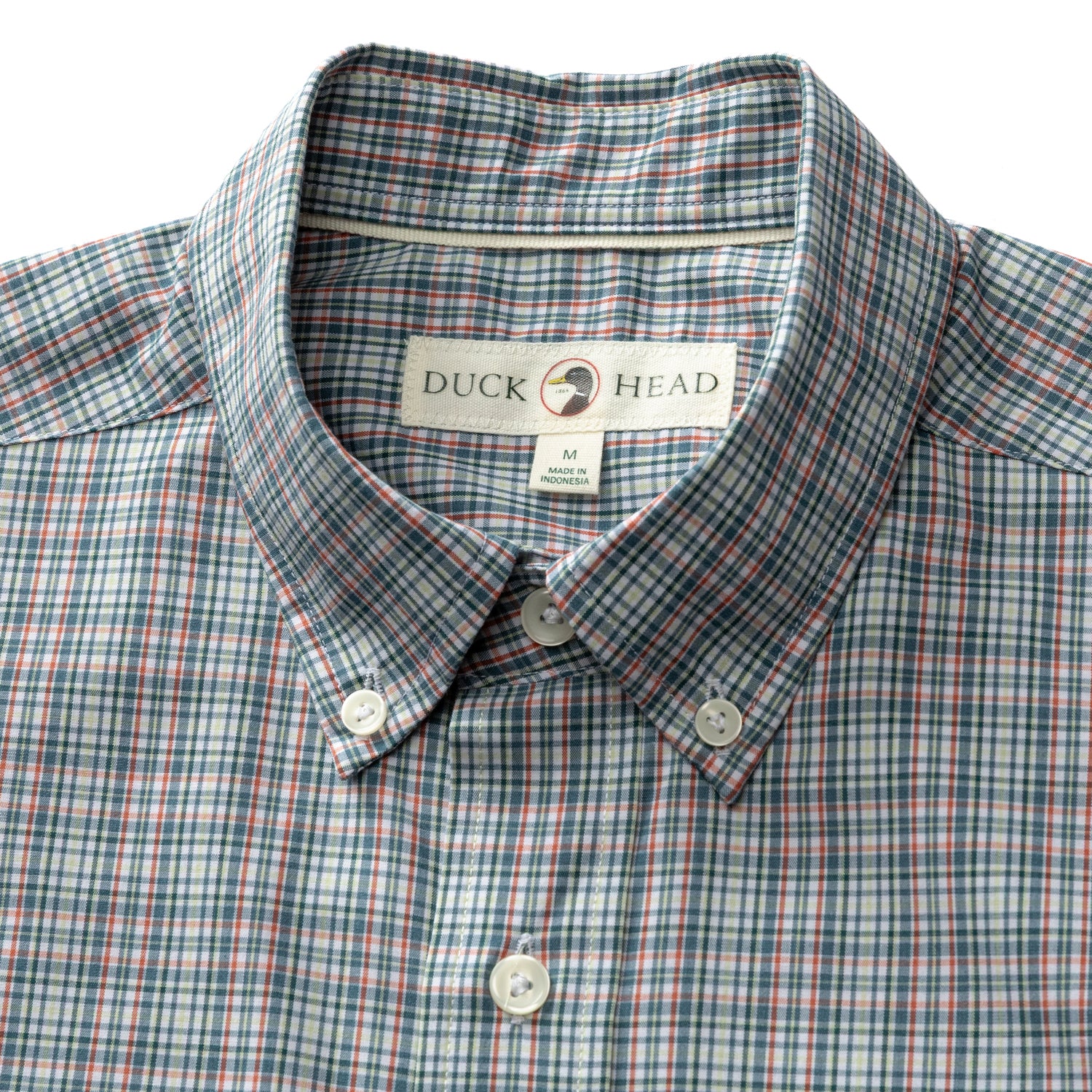 Performance Poplin Sport Shirt - Winstead Plaid - Stormy Teal
