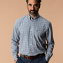 Performance Poplin Sport Shirt - Winstead Plaid - Stormy Teal