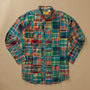 Madras Patchwork Sport Shirt XL - Duck Head Vintage