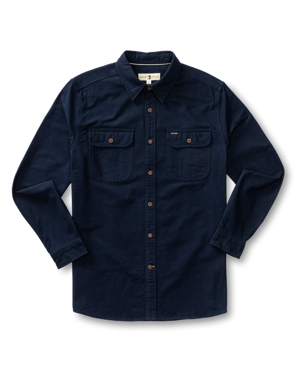 Moleskin Work Shirt - Trailton Solid - Deep Navy