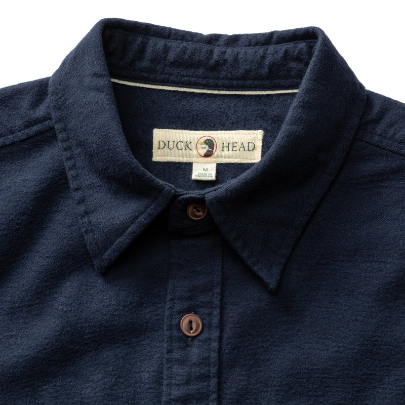 Moleskin Work Shirt - Trailton Solid - Deep Navy