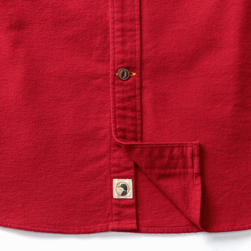 Moleskin Work Shirt - Trailton Solid - Rio Red