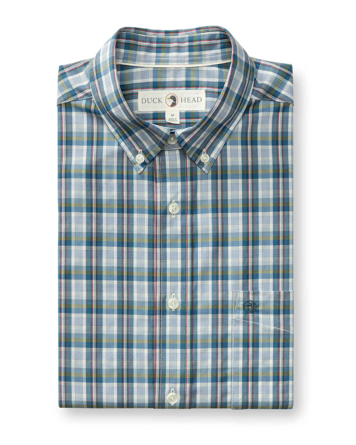 Performance Poplin Sport Shirt - Eaton Plaid - Sandrift Khaki