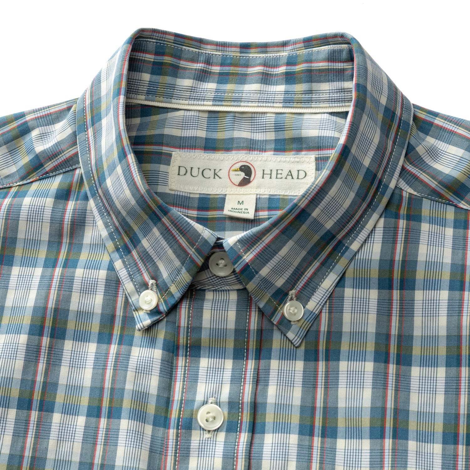 Performance Poplin Sport Shirt - Eaton Plaid - Sandrift Khaki