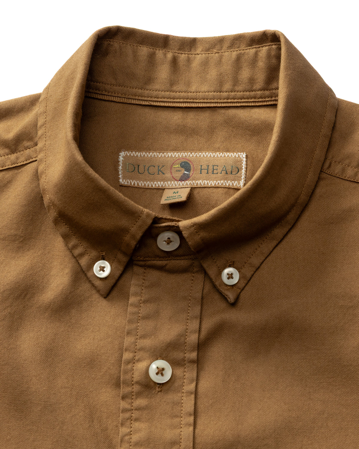 Cotton Oxford Sport Shirt - Beck Solid - Bronze Brown
