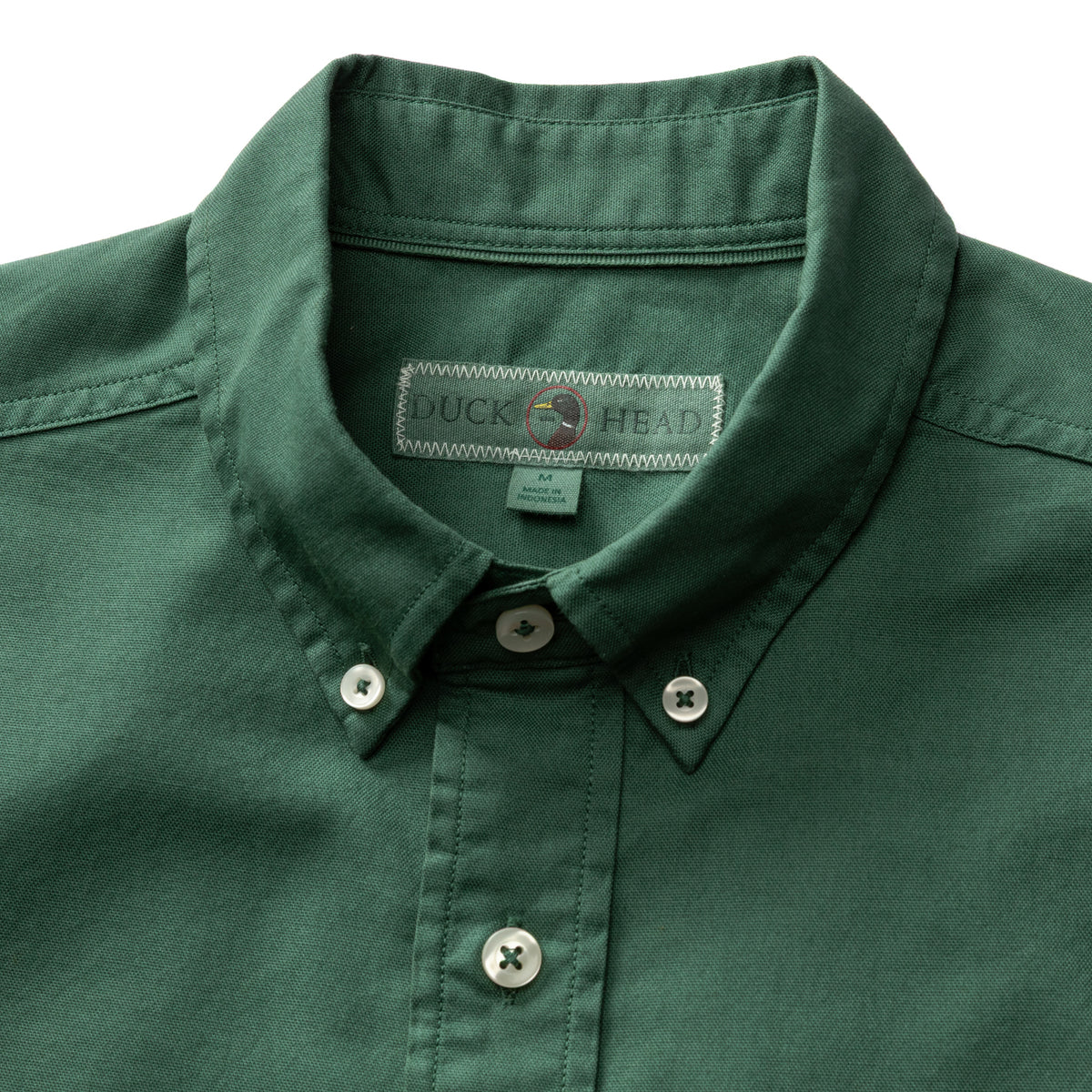 Cotton Oxford Sport Shirt - Beck Solid - Hunter Green