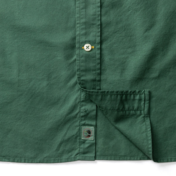 Cotton Oxford Sport Shirt - Beck Solid - Hunter Green