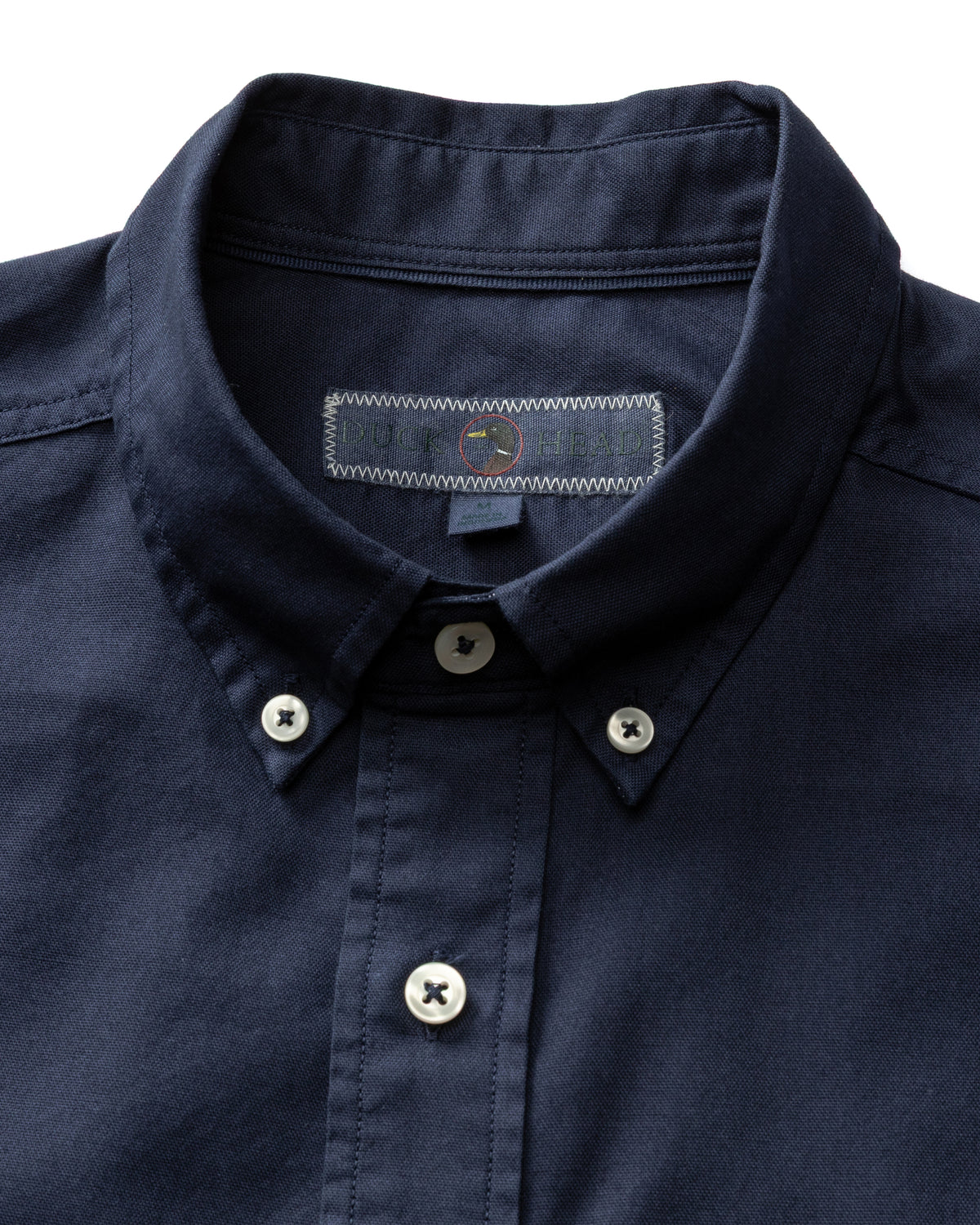 Cotton Oxford Sport Shirt - Beck Solid - Deep Navy