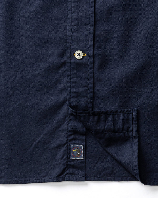 Cotton Oxford Sport Shirt - Beck Solid - Deep Navy