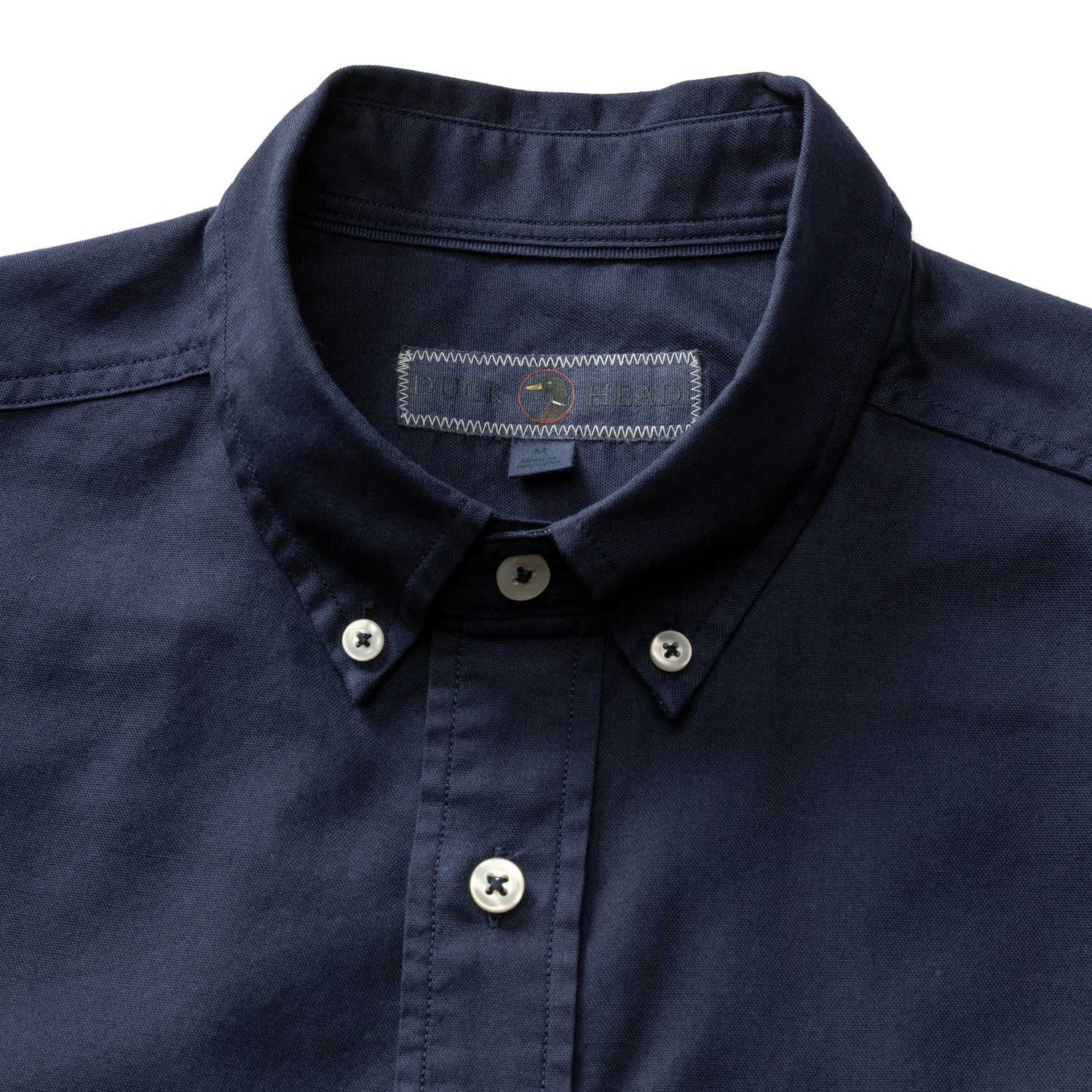 Cotton Oxford Sport Shirt - Beck Solid - Deep Navy