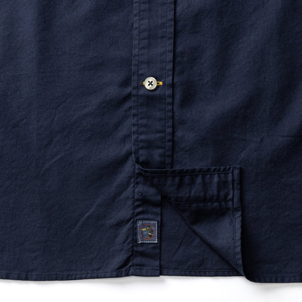 Cotton Oxford Sport Shirt - Beck Solid - Deep Navy