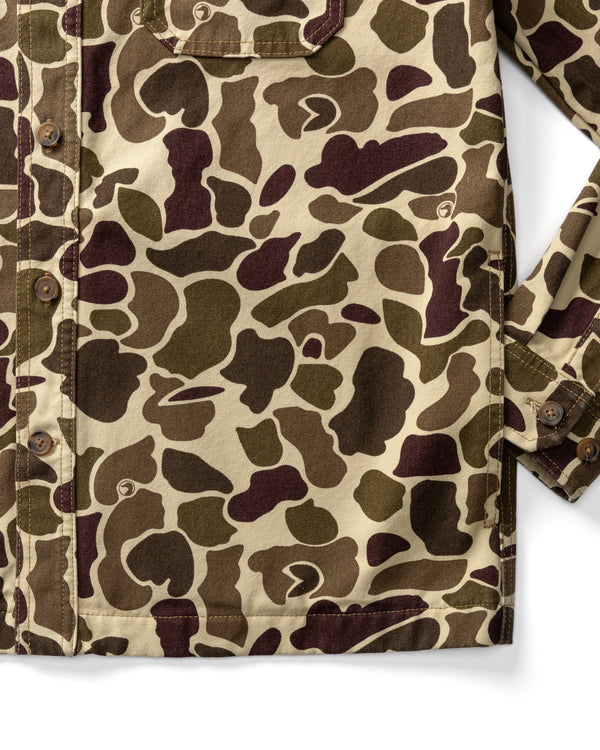 Vintage Camo Duck Canvas Jacket - Sandrift Khaki Camo