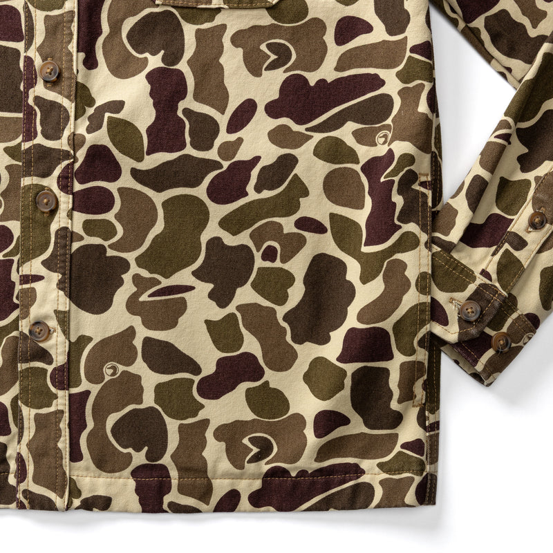 Vintage Camo Duck Canvas Jacket - Sandrift Khaki Camo