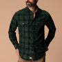 Corduroy Snap Shirt - Timberly Plaid - Pine Grove