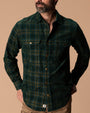 Corduroy Snap Shirt - Timberly Plaid - Pine Grove